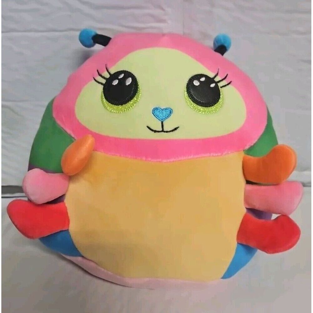 Ty Squishy Beanies Nessa Caterpillar Plush Stuffed Animal 9 Inch Toy